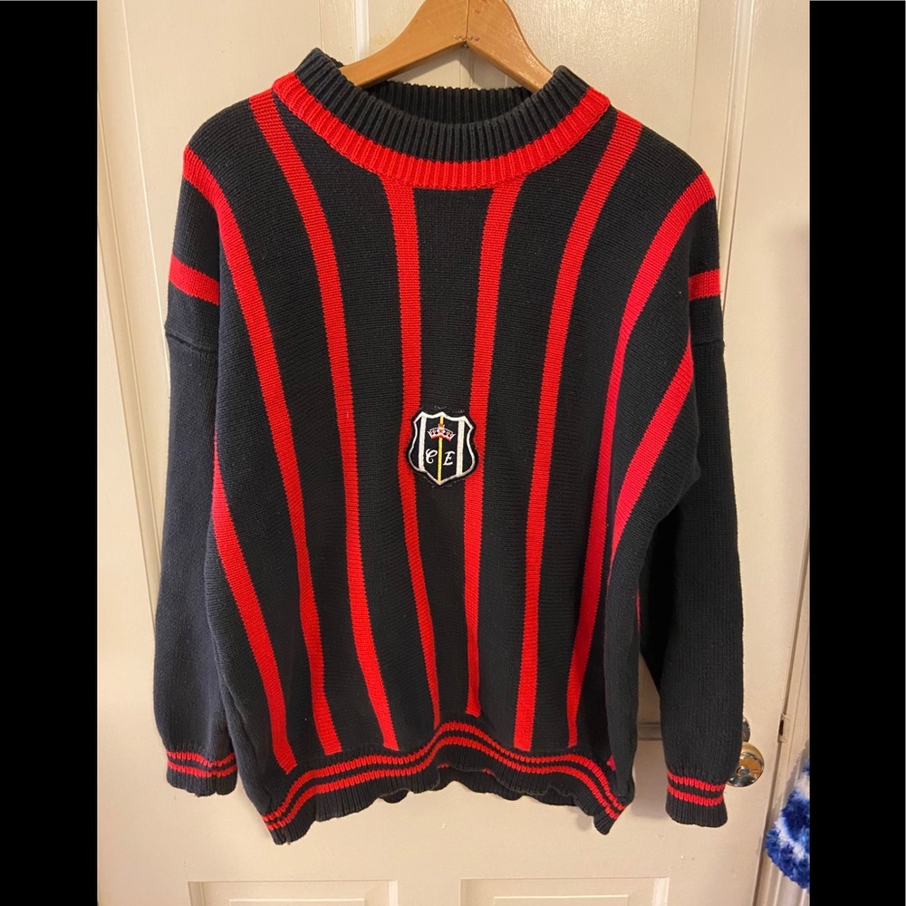 Vintage Michel sport ski chunky knit Crewneck
